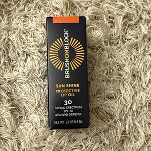 Brush On Block Sun Shine Protective Lip Oil - Coral